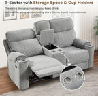 HAOMARKETS 3-Piece Power Recliner Sofa Set - Image 5
