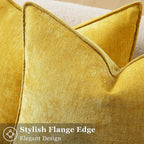 decorUhome Summer Couch Euro Sham Throw Pillow Covers 26x26 Set of 2, - Image 2
