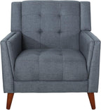 Christopher Knight Home Evelyn Mid Century Modern Fabric Arm Chair, Dark Gray by ChristopherKnightHome