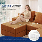 Living&Giving 128" U-Shaped Cloud Sectional Couch - Image 6