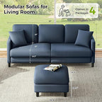 Welzona 83" Couches for Living Room, Teddy Sofa Couch - Image 2