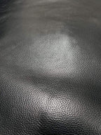 NAT Leathers | Black Pebbled Soft faux Vegan PU {Peta Approved Vegan} Leather - Image 2