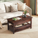 WLIVE Coffee Table, Lift Top Coffee Table - Image 6