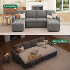 HONBAY Modular Sectional Sleeper Sofa - Image 4