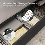 LARMACE King Size Bed Frame - Image 5