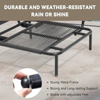 Crestlive Products Outdoor Oversized Loveseat Set, Patio Conversation Sets - Image 4