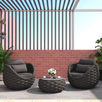 TWT 6-Piece Patio Furniture Set, Modern Outdoor Conversation Set Aluminum - Image 8