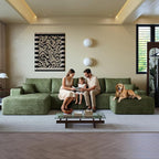 136" Sectional Couches for Living Room Cloud Couch Sofa - Image 7