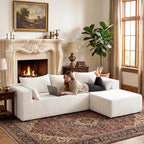 106" Cloud Sectional Boneless Couches - Image 6