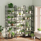 SUPERJARE Triple Bookshelf, Bookcase - Image 2