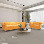 QHITTY 2 Piece Living Room Set, Sectional Chesterfield Sofa Chair Contemporary by QHITTYFurnitureLife