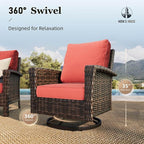 HERA'S HOUSE Outdoor Swivel Chairs - Image 3