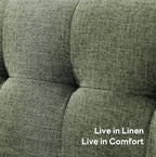 Kingfun 65.2" W Loveseat Sofa, Mid Century Modern Decor Love Seat Couches - Image 7