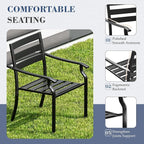 HOMREST 5 Piece Outdoor Patio Dining Set - Image 8