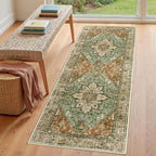 RELEANY Area Rugs 3'x6' Runner Rug Non Slip Washable - Image 3