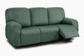 ULTICOR 8-Pieces Recliner Sofa Covers, Yarn Dyed Stretch Reclining Couch Covers by ULTICOR
