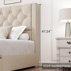 LARMACE Queen Size Bed Frame - Image 9