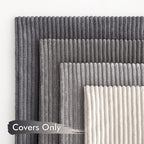 MIULEE Pack of 4 Neutral Grey Gradient Decorative Throw Pillow Covers 20x20 - Image 4