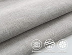 Stellhome Pack of 2 Burlap Throw Pillow Covers Farmhouse Linen Cushion Covers - Image 2