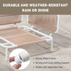 Crestlive Products Outdoor Oversized Loveseat Set, Patio Conversation Sets - Image 4