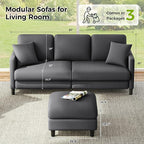Welzona 83" Couches for Living Room, Teddy Sofa Couch - Image 6
