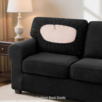 SUBRTEX 3 Pieces Stretch Sofa Slipcover Sets Couch Cover Sets Backrest Cushion - Image 7