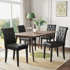 Welzona Upholstered Dining Chairs Set of 2, Button Tufted Parsons Dining Chair - Image 3