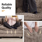 35‘’ Modern Chenille Cloud Sofa Ottoman, Rectangle Ottoman - Image 4