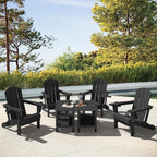 SERWALL Double Adirondack Side Table Rectangular End Table - Image 9