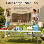 Our Modern Space 8 Feet Foldable Table - Image 5