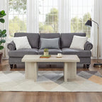 Roundhill Furniture Mchome 3-Piece Coffee Table Set, Coffee Table and Two End - Image 4