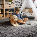 PAGISOFE 2x4 Small Bedroom Rug, Machine Washable Runner Rugs, Soft Plush Area - Image 2