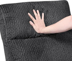 Lexicon Manual Reclining Sofa, Textured Microfiber Recliner Sofa, Wall Hugger - Image 11