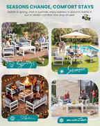 SERWALL HDPE Outdoor Loveseat - Image 8