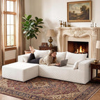 106" Cloud Sectional Boneless Couches - Image 6