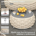 TWT 5-Piece Aluminum Patio Furniture Set, Olefin Rope Modern Outdoor - Image 6