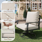 HOMREST Outdoor Swivel Rocker Patio Chairs - Image 4