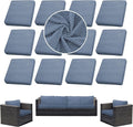 Outdoor Cushion Covers Set, Replacement by SUKAIKEQA