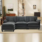 Cloud Couch, Deep Seat Couches for Living Room, Bedroom and Apartment, L Shaped - Image 8