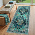RELEANY Area Rugs 3'x7' Runner Rug Non Slip Washable - Image 2