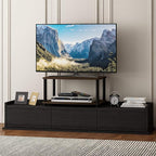 Furinno TURN-N-TUBE TV Riser Stand, 2-Tier Small Elevated No Tools TV Stand - Image 4