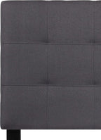 Flash Furniture Bedford Tufted Upholstered Twin Size Headboard in Dark Gray - Image 5