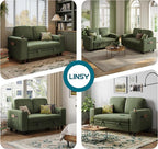 LINSY HOME Loveseat Sofa with Storage - Image 8