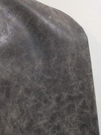 NAT Leathers | Gray Crazy Horse Leather Upholstery Fabric Sold by The Yard Soft - Image 2