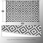 SAND MINE Waterproof Outdoor Rug 6x9 ft, Reversible Mats, Modern Area Rug - Image 2