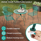 Wrought Iron Patio Furniture Feet Caps - Image 2
