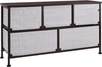 Amazon Basics Extra Wide Fabric 5-Drawer Storage Organizer Unit - Image 4