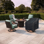 Outdoor Swivel Rocker Chair Cover 2 Pack, Patio Swivel Chair Covers - Image 7