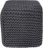 REDEARTH Cube Pouf Foot Stool Ottoman - Image 4