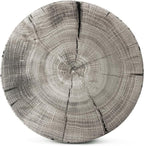 Sorbus Tree Stump Stool, Storage Ottoman 15 Inch Fake Tree Stumps Log Stool - Image 10